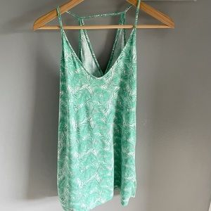 Old Navy Palm Leaves Print Tank Top